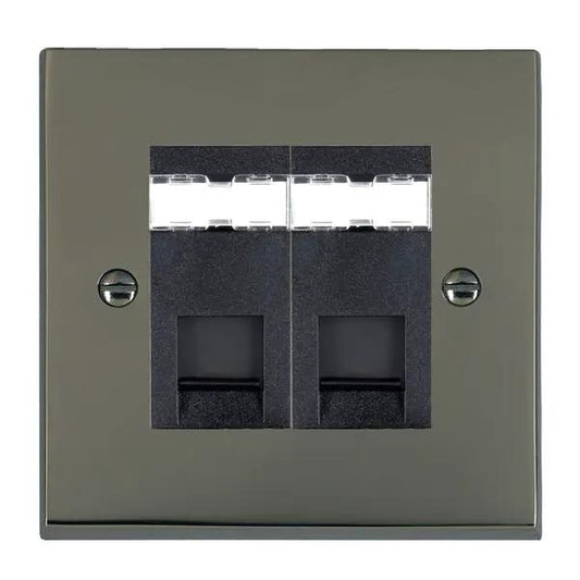 Cher V BK 2g RJ45 CAT5E Unshielded BL