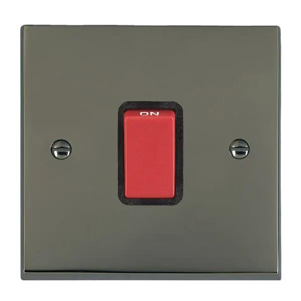 Cher V BK 1g 45A Double Pole Red Rkr/BL
