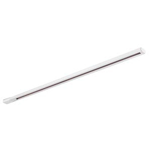 Slim white LED batten strip light for modern indoor electrical lighting