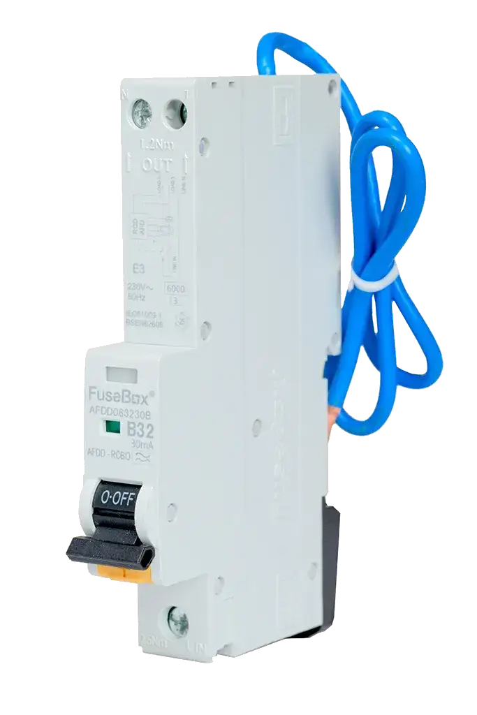 Fusebox AFDD RCBO 32A 30mA 1P+N (SWITCHED) TYPE A - Electrical Fusebox AFDD RCBO 32A 30mA 1P+N (SWITCHED) TYPE A Electrical