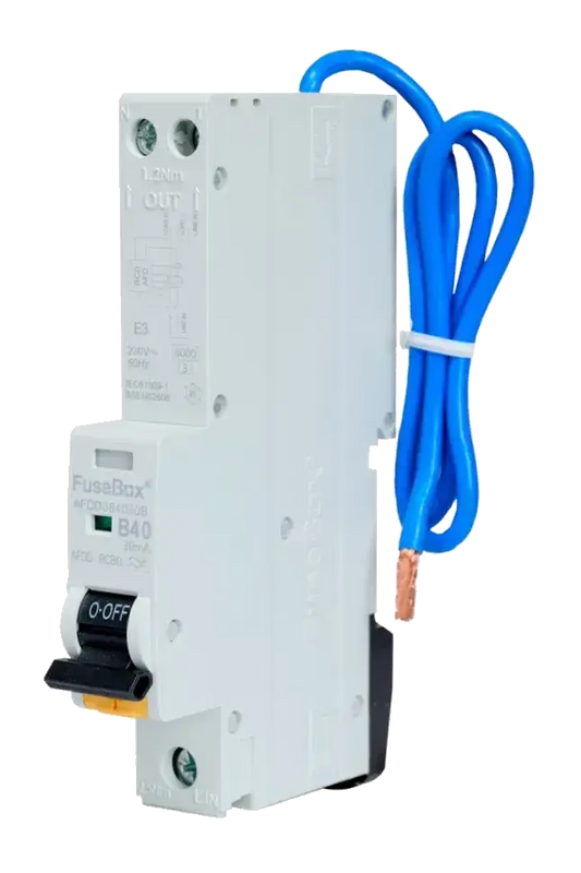 Fusebox AFDD RCBO 40A 30mA 1P+N (SWITCHED) TYPE A - Electrical Fusebox AFDD RCBO 40A 30mA 1P+N (SWITCHED) TYPE A Electrical