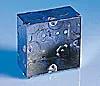 back box 1 Gang 35mm KO Flush Box - back box 1 Gang 35mm KO Flush Box