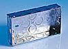 back box 2 Gang 25mm KO Flush Box - back box 2 Gang 25mm KO Flush Box