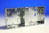 back box Dual 25mm KO Flush Box (2 x Single) - back box Dual 25mm KO Flush Box (2 x Single)