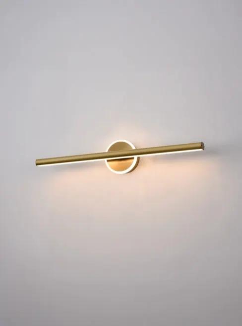 Franklite Allure Aged Brass LED Wall Light - Wall Lights Franklite Allure Aged Brass LED Wall Light Wall Lights