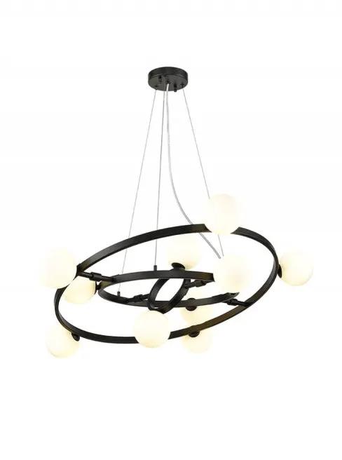Franklite Atomic 10 Light Fitting - Chandeliers Suspended Lights Chandeliers Franklite Atomic 10 Light Fitting Suspended Lights