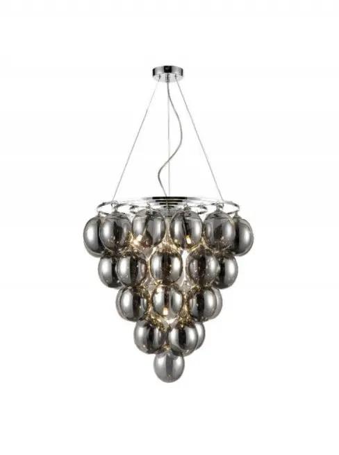 Franklite Bubbles Smoke Pendant 6 - Suspended Lights Franklite Bubbles Smoke Pendant 6 Suspended Lights