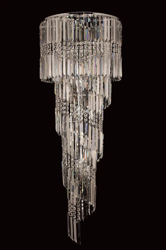 impex Impex CF112024/09/CLR/CH Toronto 9 Light Pendant Clear Crystal Chrome - impex Impex CF112024/09/CLR/CH Toronto 9 Light Pendant Clear Crystal Chrome