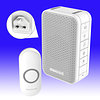 doorbell Wireless Plug-In Doorbell/Chime 150m 6 Tunes 84Db LED - White - Doorbell doorbell Wireless Plug-In Doorbell/Chime 150m 6 Tunes 84Db LED - White Doorbell