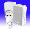 doorbell Wireless Plug In & Portable Doorbell/Chime 150m 6 Tunes 84Db LED - White - Doorbell doorbell Wireless Plug In & Portable Doorbell/Chime 150m 6 Tunes 84Db LED - White Doorbell