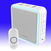 doorbell Wireless Portable Doorbell/Chime with LED Halo 200m 8 Tunes 90Db - White - Doorbell doorbell Wireless Portable Doorbell/Chime with LED Halo 200m 8 Tunes 90Db - White Doorbell
