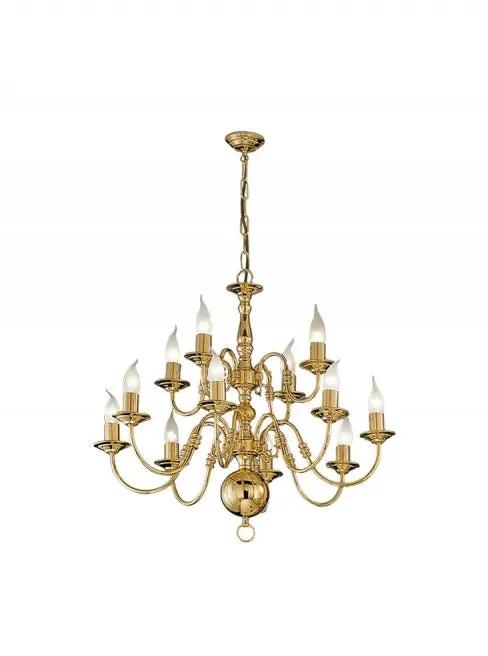 Franklite Delft 12lt Fitting - Chandeliers Suspended Lights Chandeliers Franklite Delft 12lt Fitting Suspended Lights