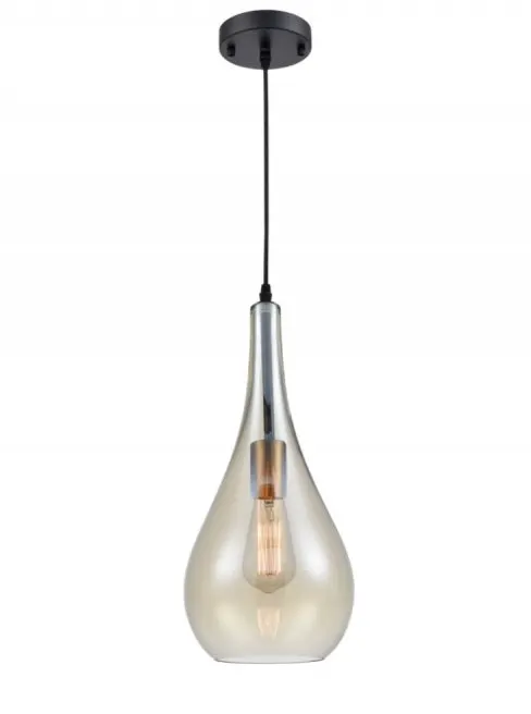 Franklite Droplet Amber Glass Pendant - Pendant Lights Franklite Droplet Amber Glass Pendant Pendant Lights