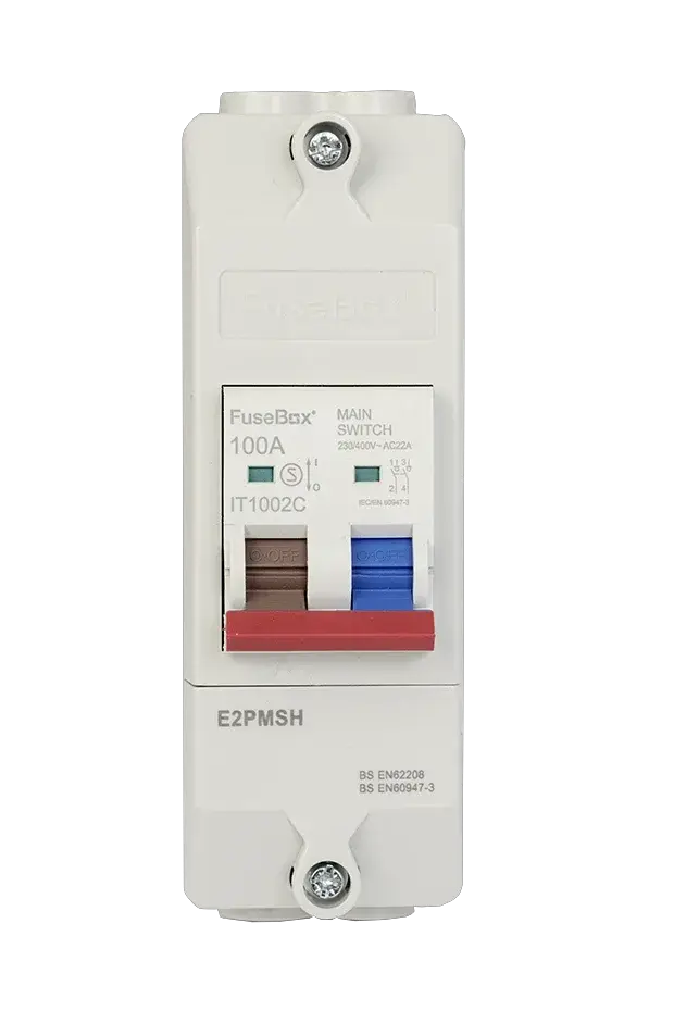 Fusebox 2P 100A MAIN SWITCH ENCLOSED IP20 - Electrical Fusebox 2P 100A MAIN SWITCH ENCLOSED IP20 Electrical