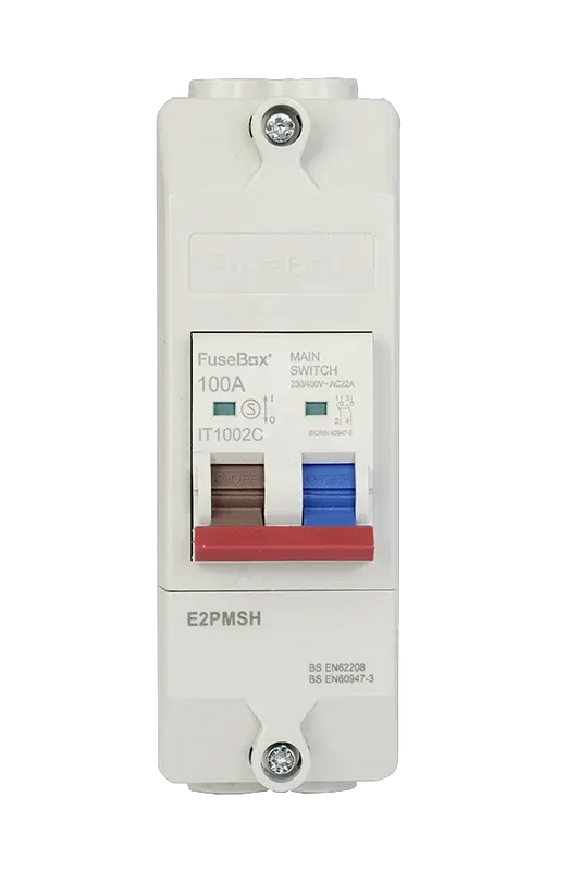 Fusebox 2P 100A MAIN SWITCH ENCLOSED IP20 - Electrical Fusebox 2P 100A MAIN SWITCH ENCLOSED IP20 Electrical