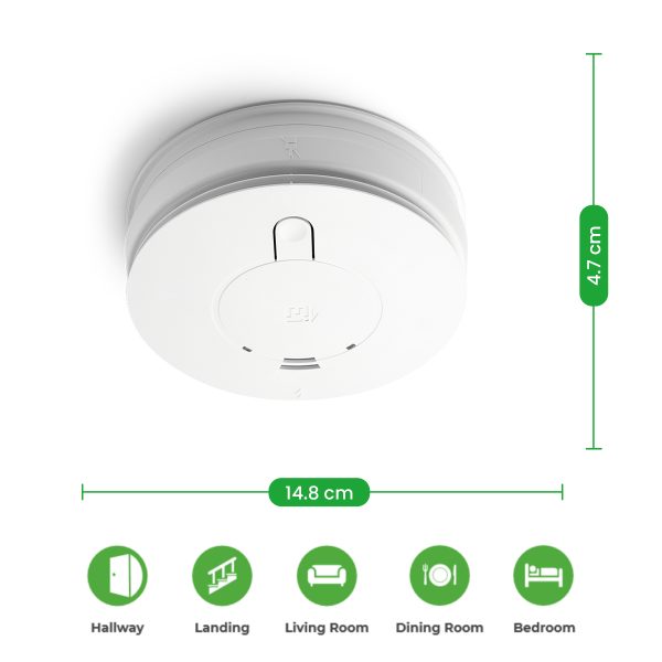 Aico Ei146e Optical Smoke Alarm - Smoke Alarms Aico Ei146e Optical Smoke Alarm Smoke Alarms