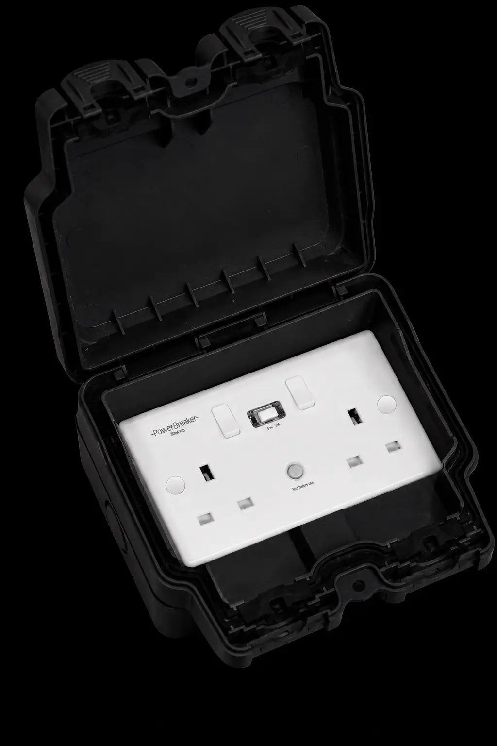 ELEM BLK IP66 2g13A RCD Skt30mA NON LATC