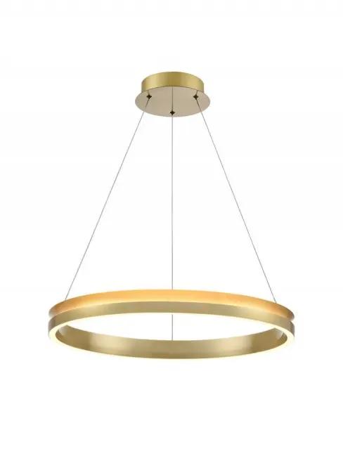 Franklite Eternity 600mm Satin Brass LED Pendant - Pendant Lights Franklite Eternity 600mm Satin Brass LED Pendant Pendant Lights