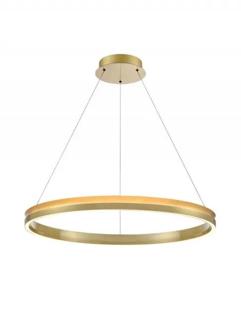 Franklite Eternity 800mm Satin Brass LED Pendant - Pendant Lights Franklite Eternity 800mm Satin Brass LED Pendant Pendant Lights
