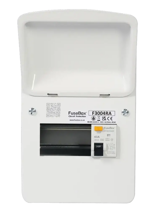 Fusebox RCD 4 WAY 63A 30MA TYPE A - Electrical Fusebox RCD 4 WAY 63A 30MA TYPE A Electrical