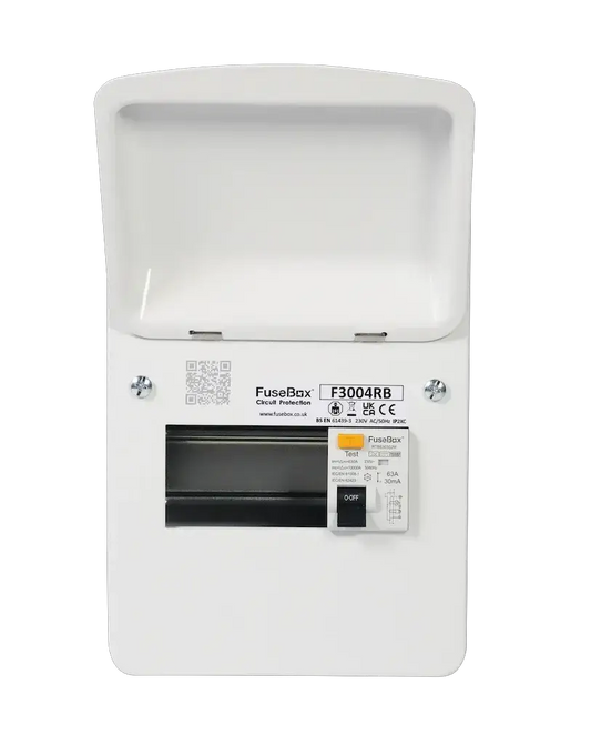 Fusebox RCD 4 WAY 63A 30MA TYPE B - Electrical Fusebox RCD 4 WAY 63A 30MA TYPE B Electrical