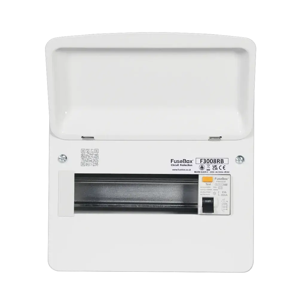 Fusebox RCD 8 WAY 63A 30MA TYPE B - Electrical Fusebox RCD 8 WAY 63A 30MA TYPE B Electrical