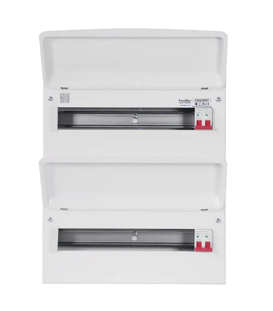Fusebox DUAL TARIFF 32 WAY 16/16 2x 100A MAIN SWITCH - Electrical Fusebox DUAL TARIFF 32 WAY 16/16 2x 100A MAIN SWITCH Electrical