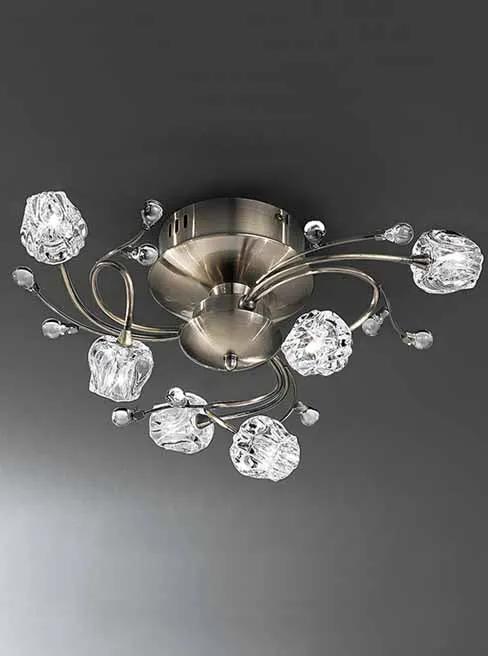 Franklite Podette 6lt Flush - Semi Flush Lights Franklite Podette 6lt Flush Semi Flush Lights