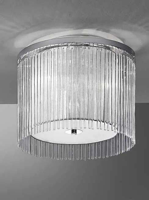 Franklite Eros 400mm 3lt Flush - Chandeliers Semi Flush Lights Chandeliers Franklite Eros 400mm 3lt Flush Semi Flush Lights