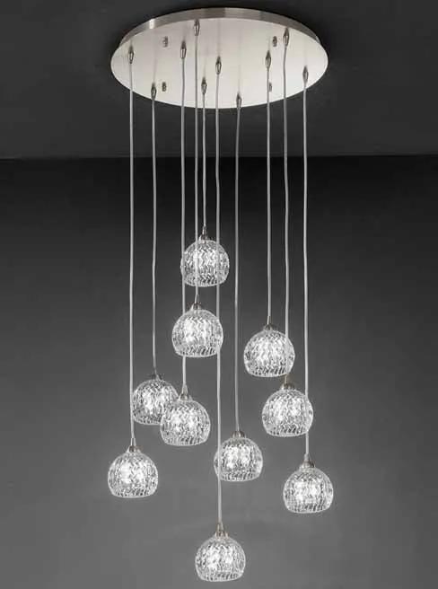 Franklite Tierney 10 Light Spreader (Random) - Chandeliers Suspended Lights Chandeliers Franklite Tierney 10 Light Spreader (Random) Suspended Lights