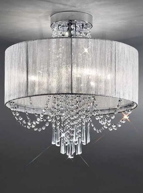 Franklite Empress 6 Light Flush - Chandeliers Semi Flush Lights Chandeliers Franklite Empress 6 Light Flush Semi Flush Lights