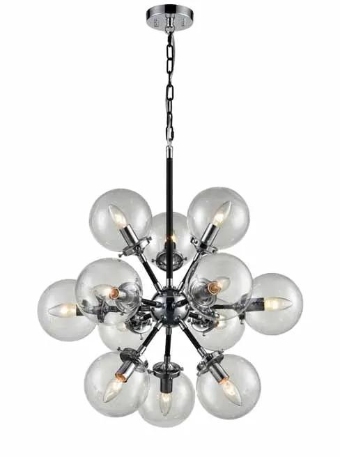 Franklite Reaction 12 Light Fitting - Chandeliers Pendant Lights Chandeliers Franklite Reaction 12 Light Fitting Pendant Lights