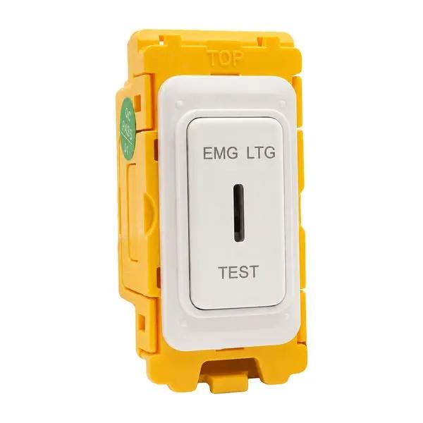 FLM 20AX 2W Key Swt ELT WH + WH Bezel