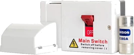 Fusebox 80A FUSED SW 1P+N (SHROUD+ ME80 FUSE) - Electrical Fusebox 80A FUSED SW 1P+N (SHROUD+ ME80 FUSE) Electrical