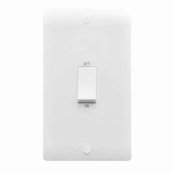 Verve White 50A DP VERT Rkr WH