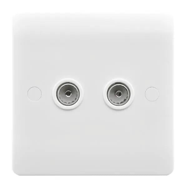 Verve White 2g Non-Isol TV 2in/2out WH