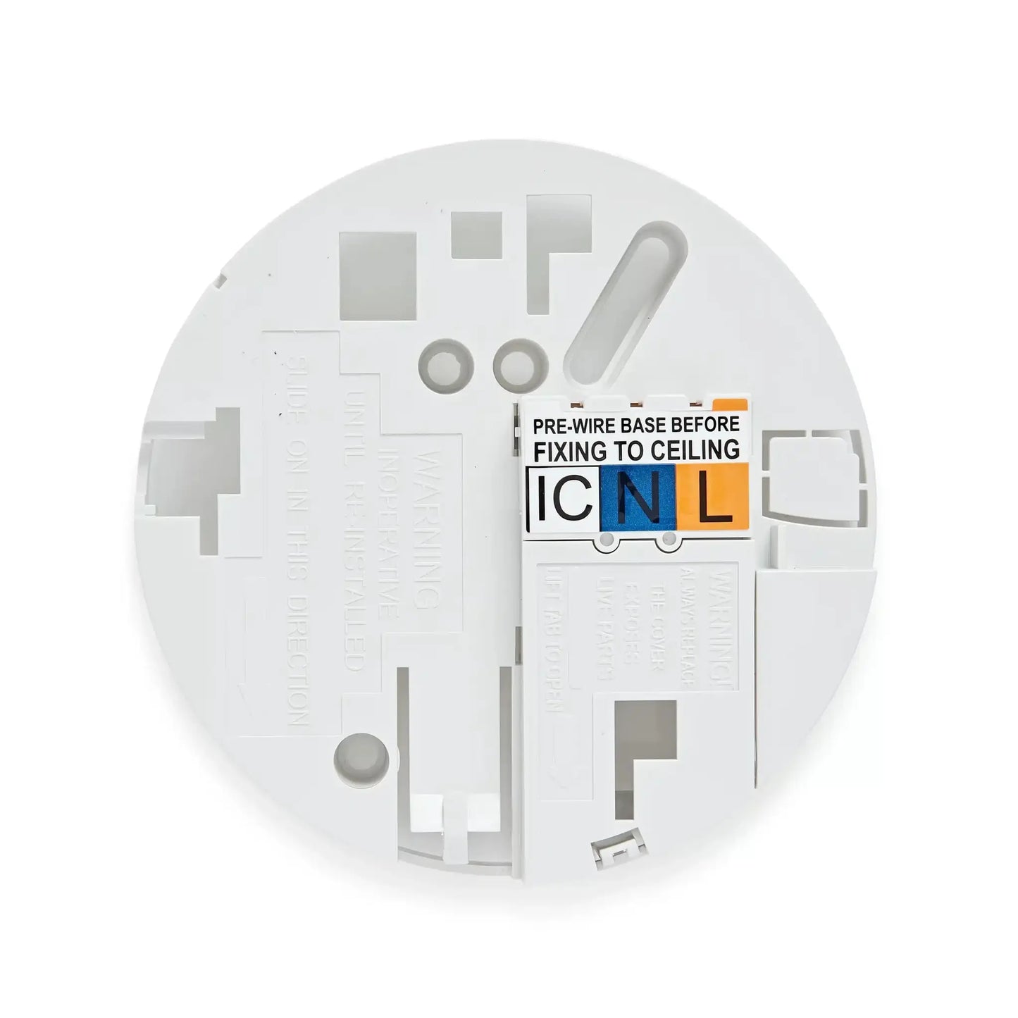 hispec Interconnectable Fast Fix Mains Heat Alarm with 9v Backup Battery Included - hispec Interconnectable Fast Fix Mains Heat Alarm with 9v Backup Battery Included