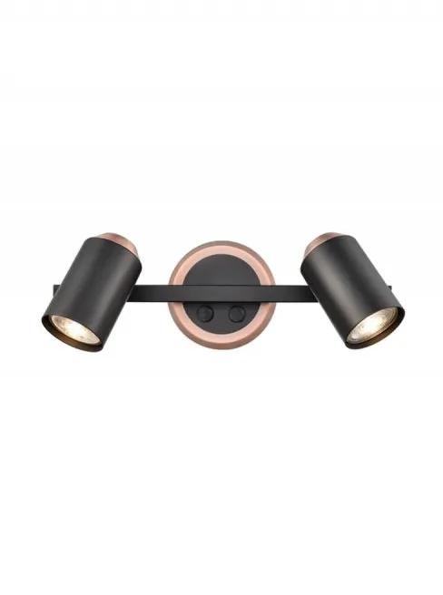 Franklite Hollywood 2lt Copper Spot - Wall Lights Franklite Hollywood 2lt Copper Spot Wall Lights