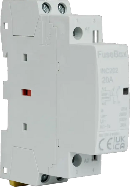Fusebox 20A 2P N/O INST CONT 230V (18mm) - Electrical Fusebox 20A 2P N/O INST CONT 230V (18mm) Electrical