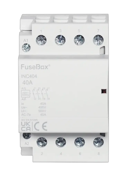 Fusebox 40A 4P N/O 230V INSTALLATION CONTACTOR - Electrical Fusebox 40A 4P N/O 230V INSTALLATION CONTACTOR Electrical