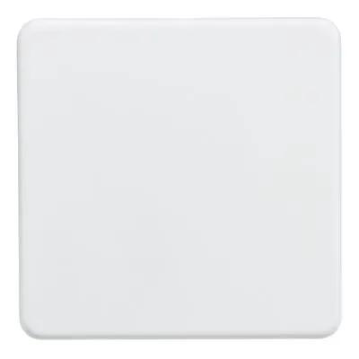 Electrical Lighting Knightsbridge Screwless 1 Gang Blanking Plate Matt White SF8350MW - Electrical Lighting Knightsbridge Screwless 1 Gang Blanking Plate Matt White SF8350MW