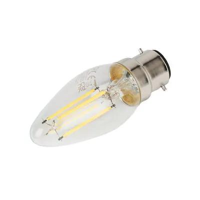 Bell Lighting Bell Lighting 3.3W LED Filament Candle Lamp Cool White Dimmable BC - Bell Lighting Bell Lighting 3.3W LED Filament Candle Lamp Cool White Dimmable BC
