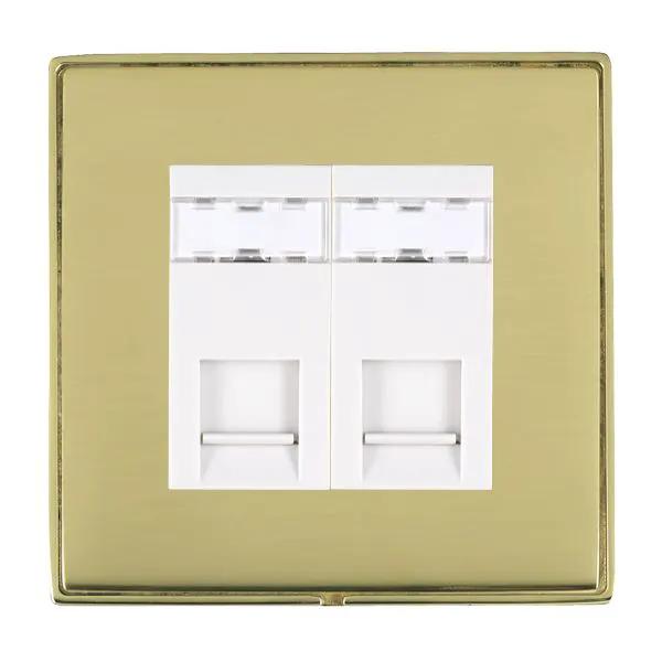 L-Duo CFX PB/PB 2g RJ45 CAT5E Unsheld WH