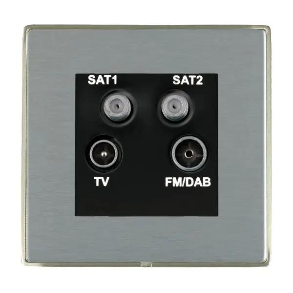 L-Duo CFX SN/SS No-Isolat TV+FM+2XSAT BL
