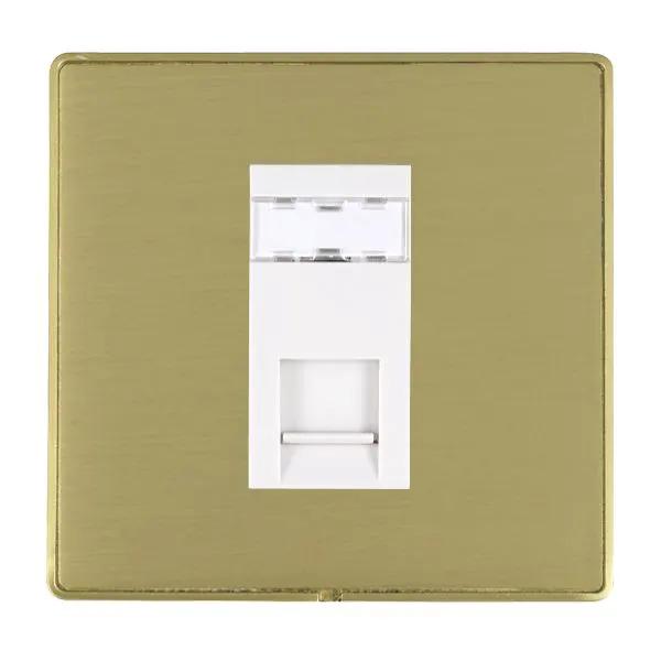 L-Duo CFX SB/SB 1g RJ45 CAT5E Unsheld WH