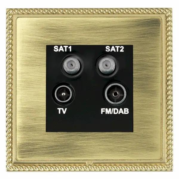 L-Geo CFX PB/AB No-Isolat TV+FM+2XSAT BL