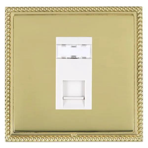 L-Geo CFX PB/PB 1g RJ45 CAT5E Unsheld WH
