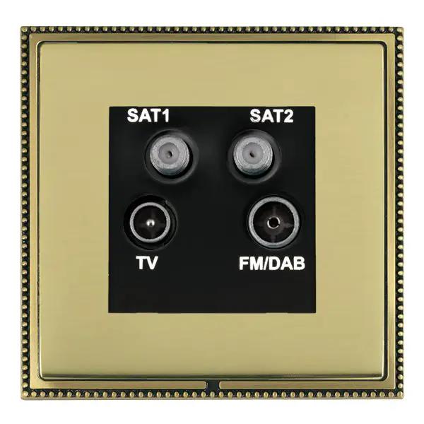 L-Per CFX AB/PB No-Isolat TV+FM+2XSAT BL