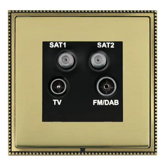 L-Per CFX AB/PB No-Isolat TV+FM+2XSAT BL