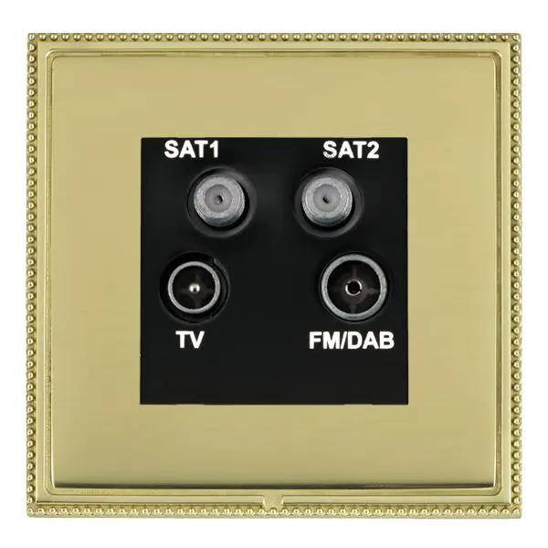 L-Per CFX PB/PB No-Isolat TV+FM+2XSAT BL